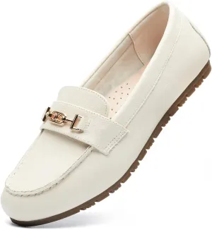 DeYashopin Women's Loafer Shoes Leisure Slip On Work Shoes Comfort Walking Flats
