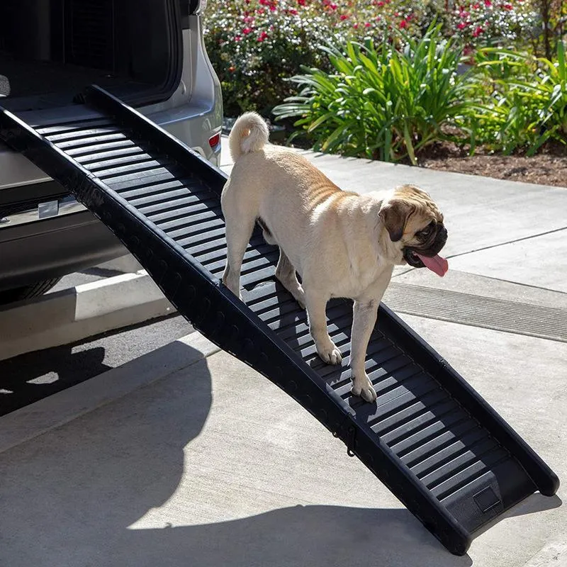 Dog Ramp Pet Car Suv Travel Stair Step Foldable Portable Lightweight Ladder