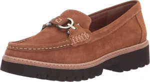 Donald Pliner Women's Loafer, Saddle, 6