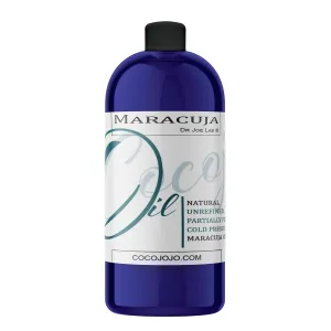 Dr Joe Lab Maracuja Oil - Pure, Partially Filtered, Cold Pressed, Non-GMO, Passion Fruit Seed Bulk - 32 oz - for Skin, Hair, Nails, Body, Face & Beard - Moisturizing, Hydrating, & Nourishing