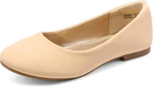 DREAM PAIRS Girls Dress Shoes Slip on Ballerina Flats for Wedding/Party