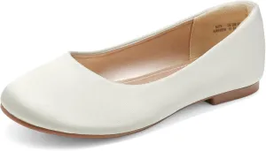 DREAM PAIRS Girls Dress Shoes Slip on Ballerina Flats for Wedding/Party