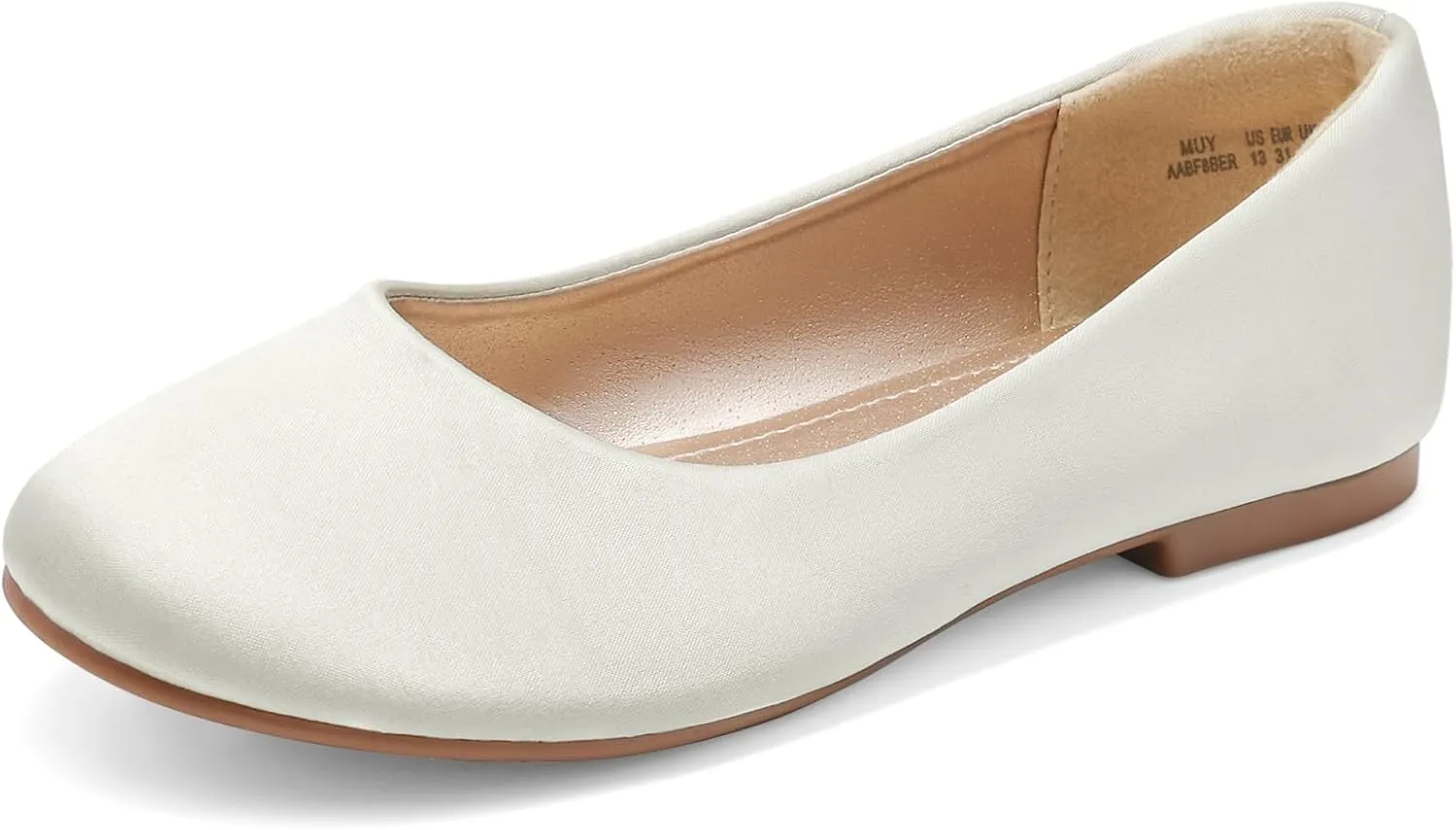 DREAM PAIRS Girls Dress Shoes Slip on Ballerina Flats for Wedding/Party