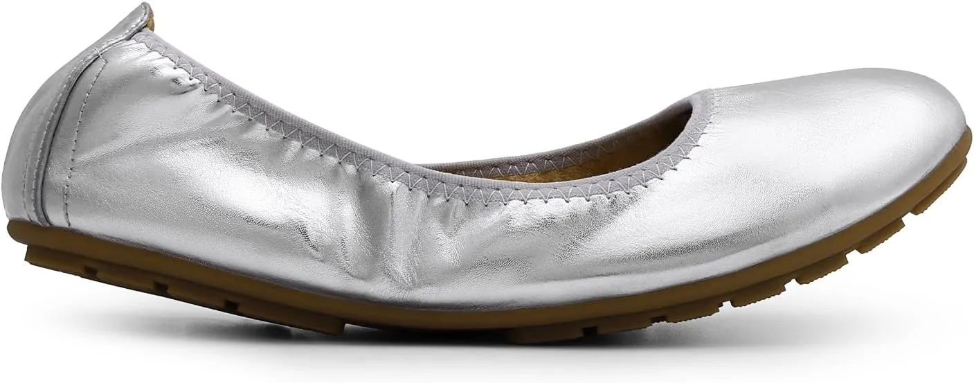 DREAM PAIRS Women’s Ballet Flats Foldable Round Toe Dressy Comfortable Slip On Dress Shoes