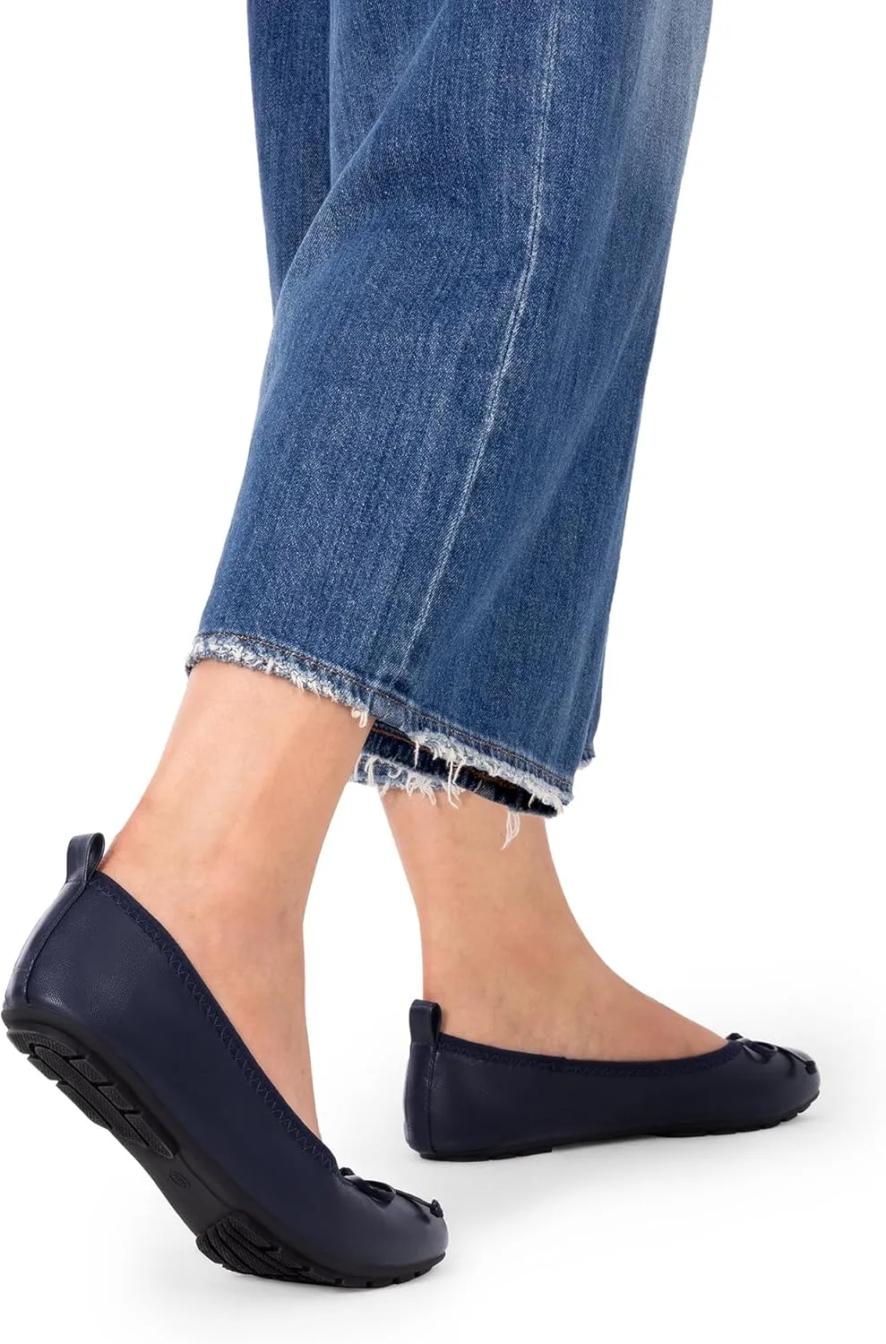DREAM PAIRS Women's Flats, Foldable Ballet Flats for Women, Bowknot Round Toe Comfort Light Weight Slip-On Dress Shoes