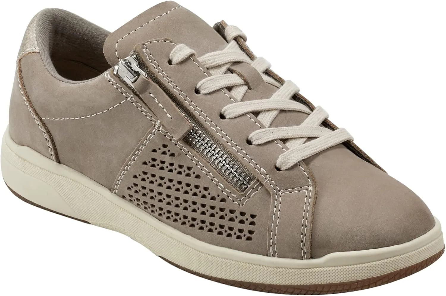Earth® Women's Netta Casual Sneaker, Silver 040, 8 W