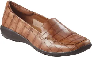 Easy Spirit Women's Abide Croco Print Casual Flat