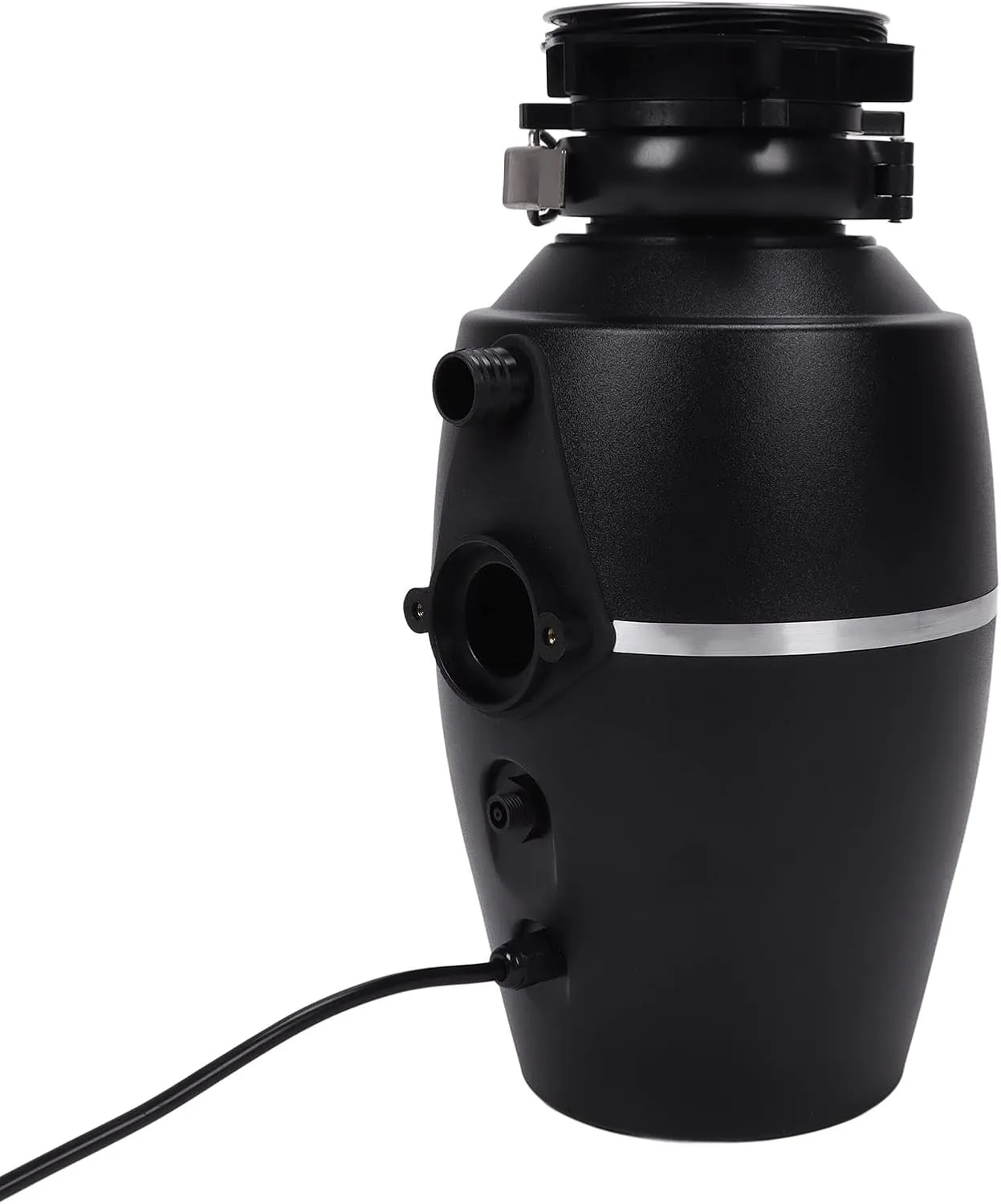 Electric Waste Disposal, Quiet Running Downspout Garbage Disposal with Triple Sound Insulation for Kitchen 1300mL Capacity, Overload, Dishwasher (US Plug 110V)