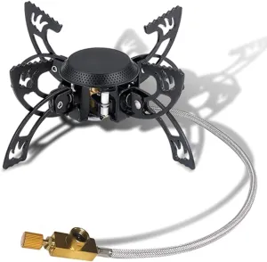 Electronic Ignition Stoves Portable Cooking Accessory Foldable Gasstove Adjustable Firepower Camping Hiking Furn GasCooker