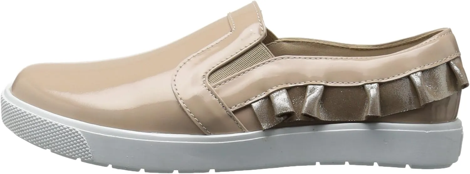 Elephantito Girl's Ruffled Slip-on Sneaker