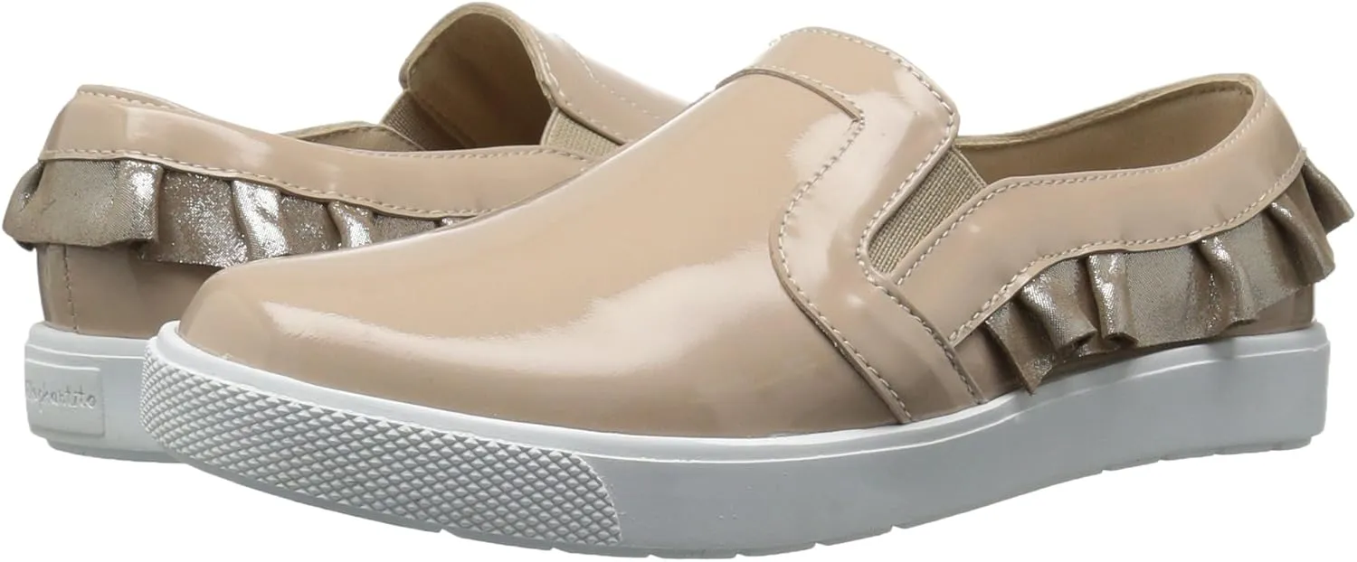 Elephantito Girl's Ruffled Slip-on Sneaker