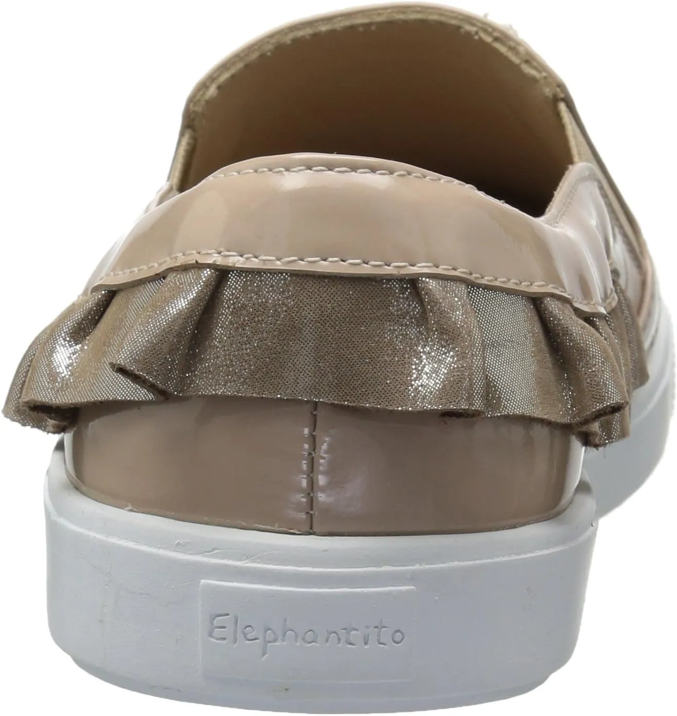 Elephantito Girl's Ruffled Slip-on Sneaker