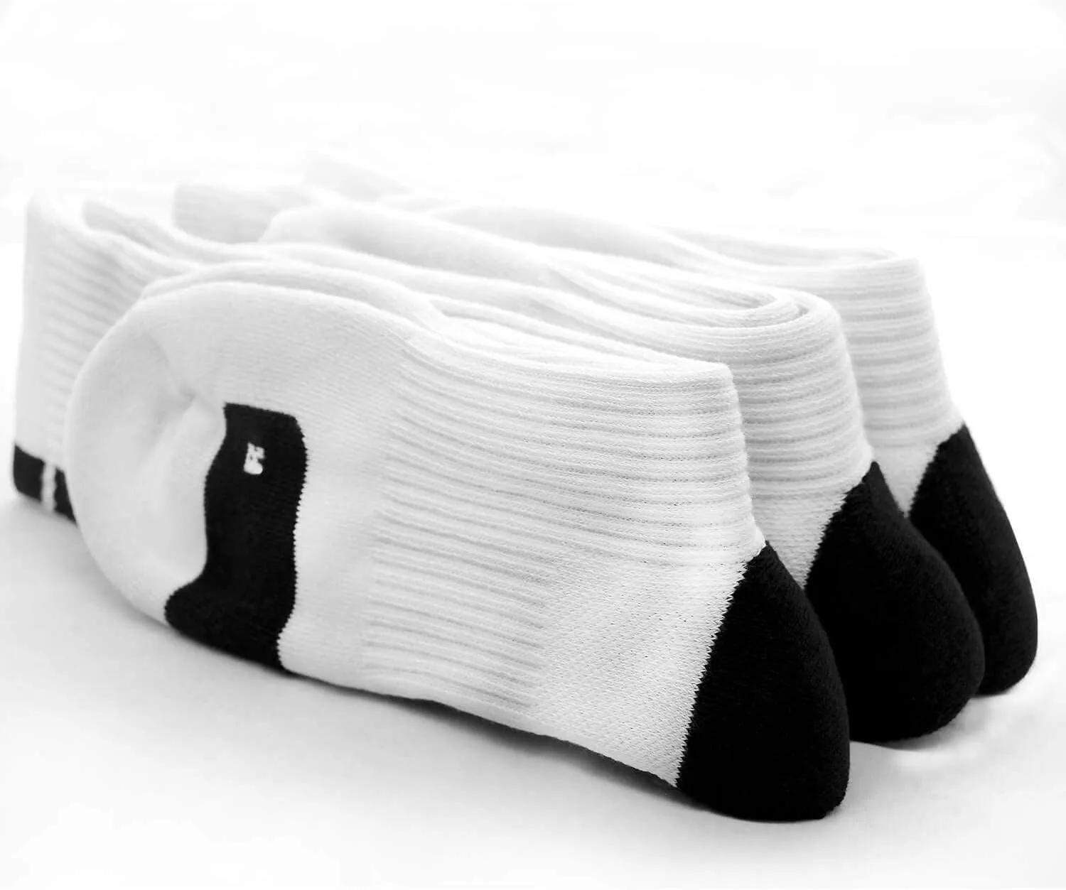 Elite Basketball Socks Cushioned Athletic Crew Socks Thick Compression Sports Socks for Men & Women