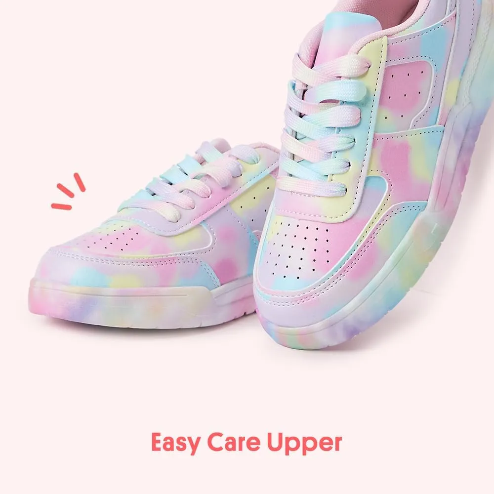 FabKids Kids Sneakers Boys Girls White Shoes Low Top Lace Up Footwear for Toddler Little Kid Big Kid