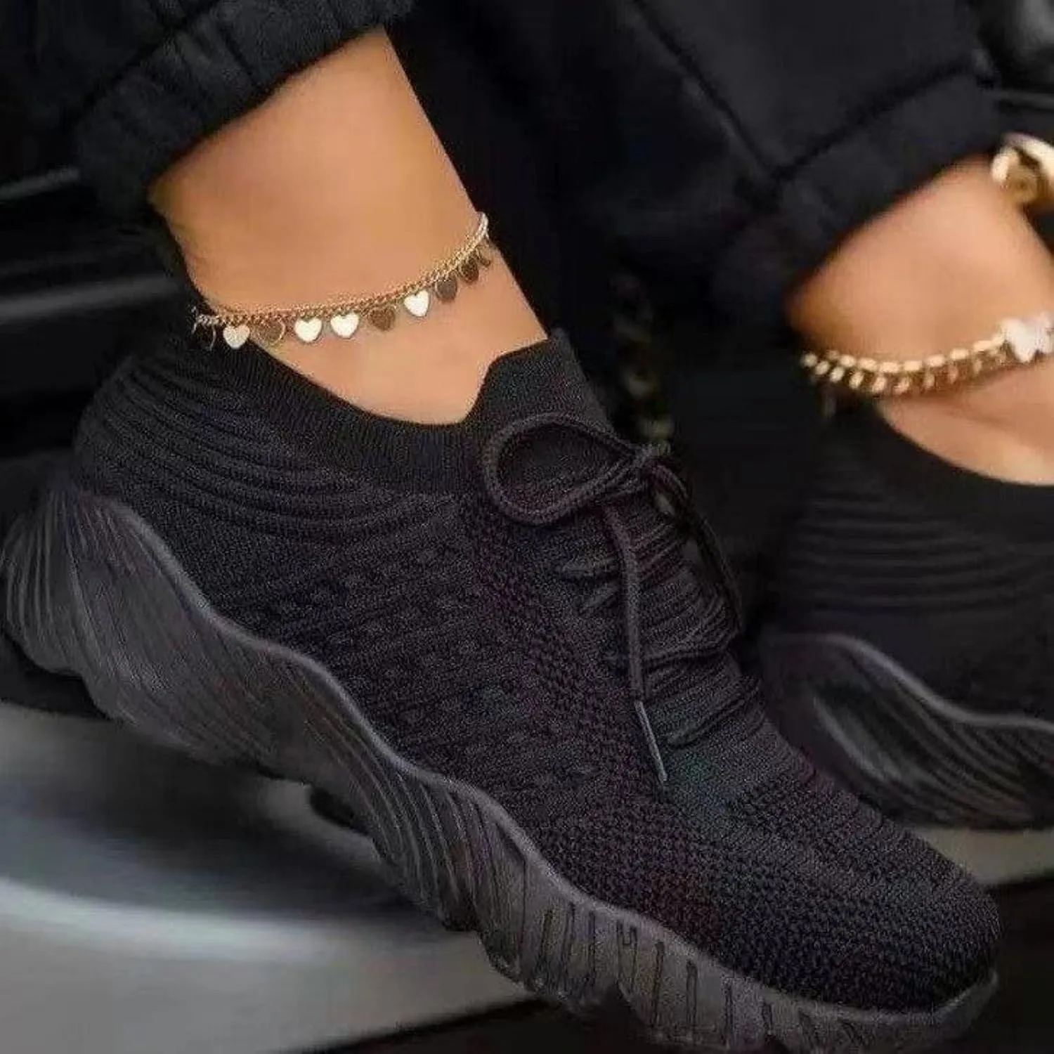Fashion Sneakers for Women Comfortable Breathable Mesh Walking Shoes Summer Lightweight Low Heel Tennis Non Slip Gym Workout Athletic Sport Jogger Shoes