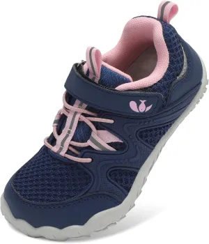 FEETCITY Kids Barefoot Shoes Boys Girls Sneakers Toddler Walking Shoes Kids Hiking Shoe Lightweight Outdoor Tennis Shoe