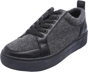 FEVERSOLE Women's Comfort Lightweight Sneaker Vegan Leather Platform Casual Walking Shoes
