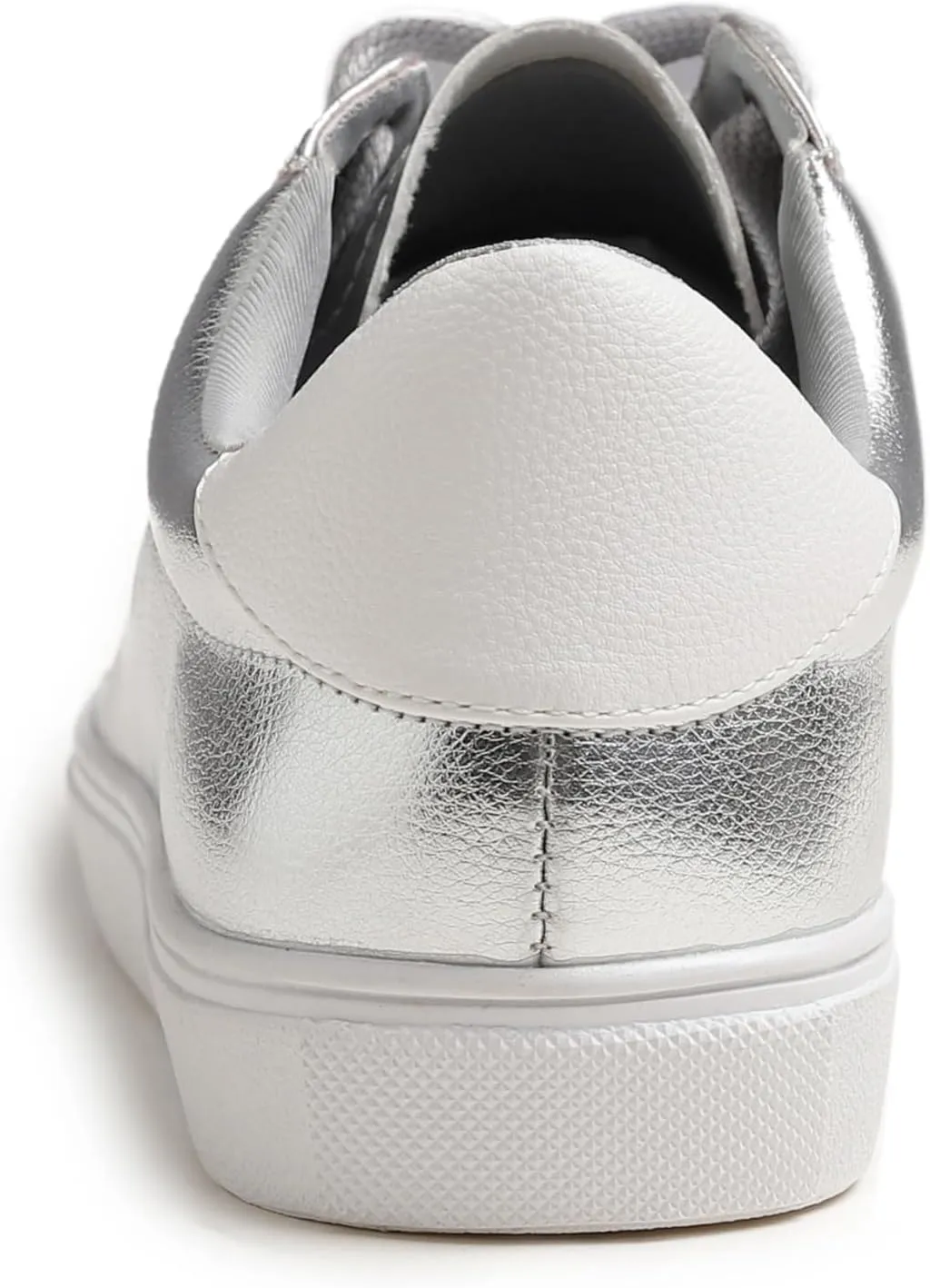 FEVERSOLE Women's Fashion Lightweight Spring Summer Vegan Leather Sneaker Casual Comfort Walking Shoes