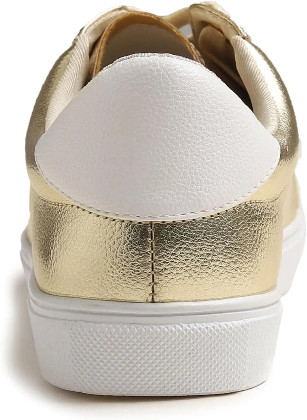 FEVERSOLE Women's Fashion Lightweight Spring Summer Vegan Leather Sneaker Casual Comfort Walking Shoes