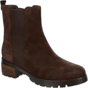 Finley - Women's Casual Slip-On Suede Lug Sole Chelsea Ankle Boots