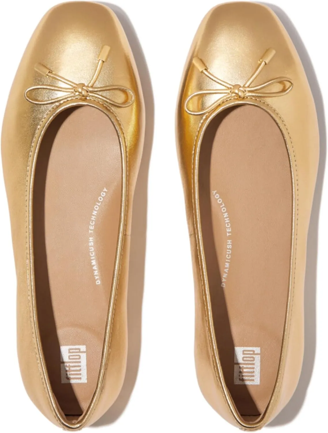 FitFlop Women's Delicato Bow Soft Leather Ballerinas Ballet Flat