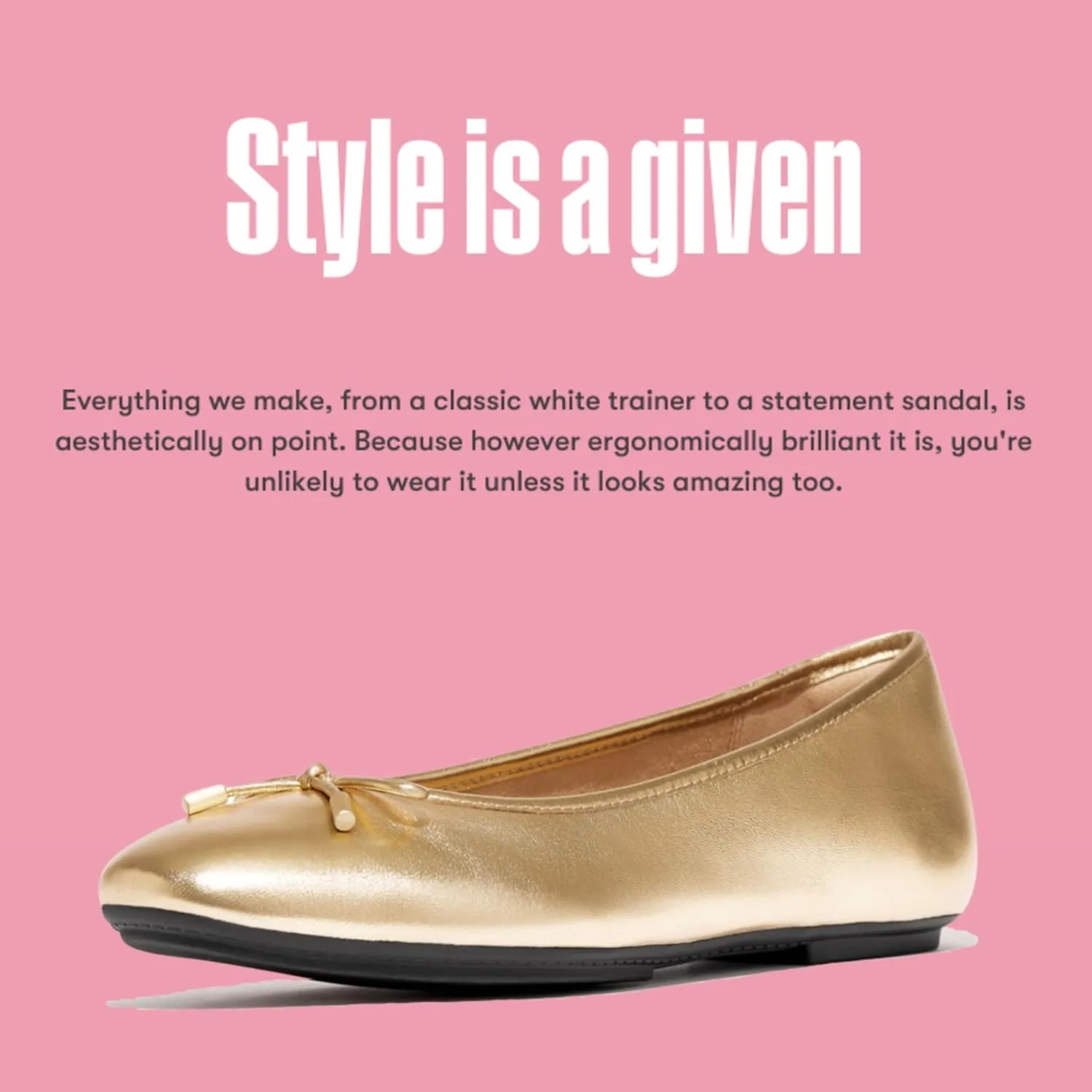 FitFlop Women's Delicato Bow Soft Leather Ballerinas Ballet Flat