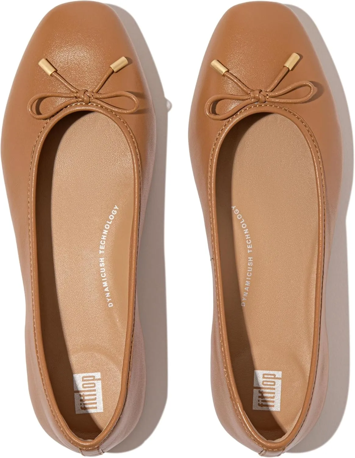 FitFlop Women's Delicato Bow Soft Leather Ballerinas Ballet Flat