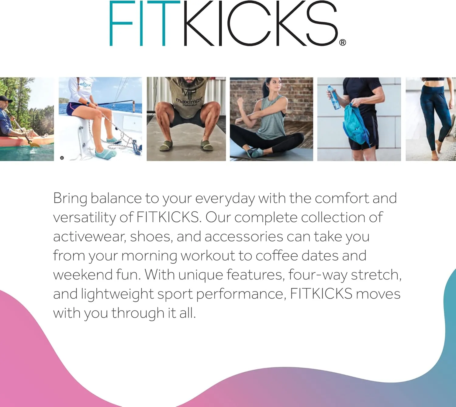 FITKICKS Original Women's Foldable Active Lifestyle Minimalist Footwear Barefoot Yoga Sporty Water Shoes