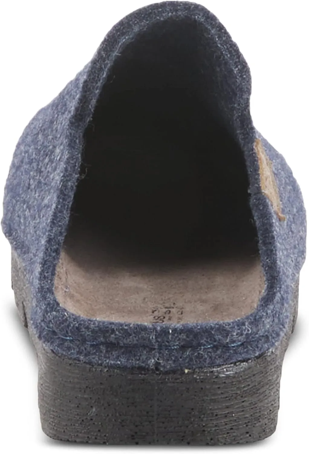 Flexus Spring Step Cloggish Platform Clogs for Women - Wool Felt Round Toe Slippers - Ladies Casual Shoes for Everyday Wear