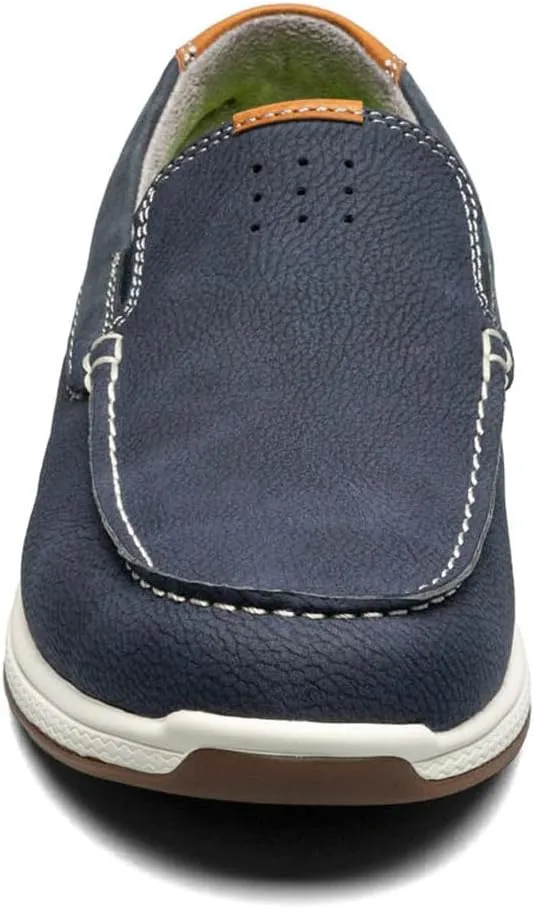 Florsheim Boy's Crossover Moc Toe Slip-on Jr. (Toddler/Little Big Kid) Loafer