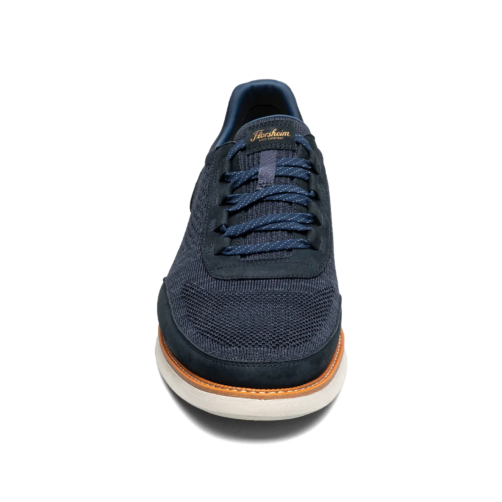 Florsheim Launch Knit Elastic Lace Slip On (Men) - Navy