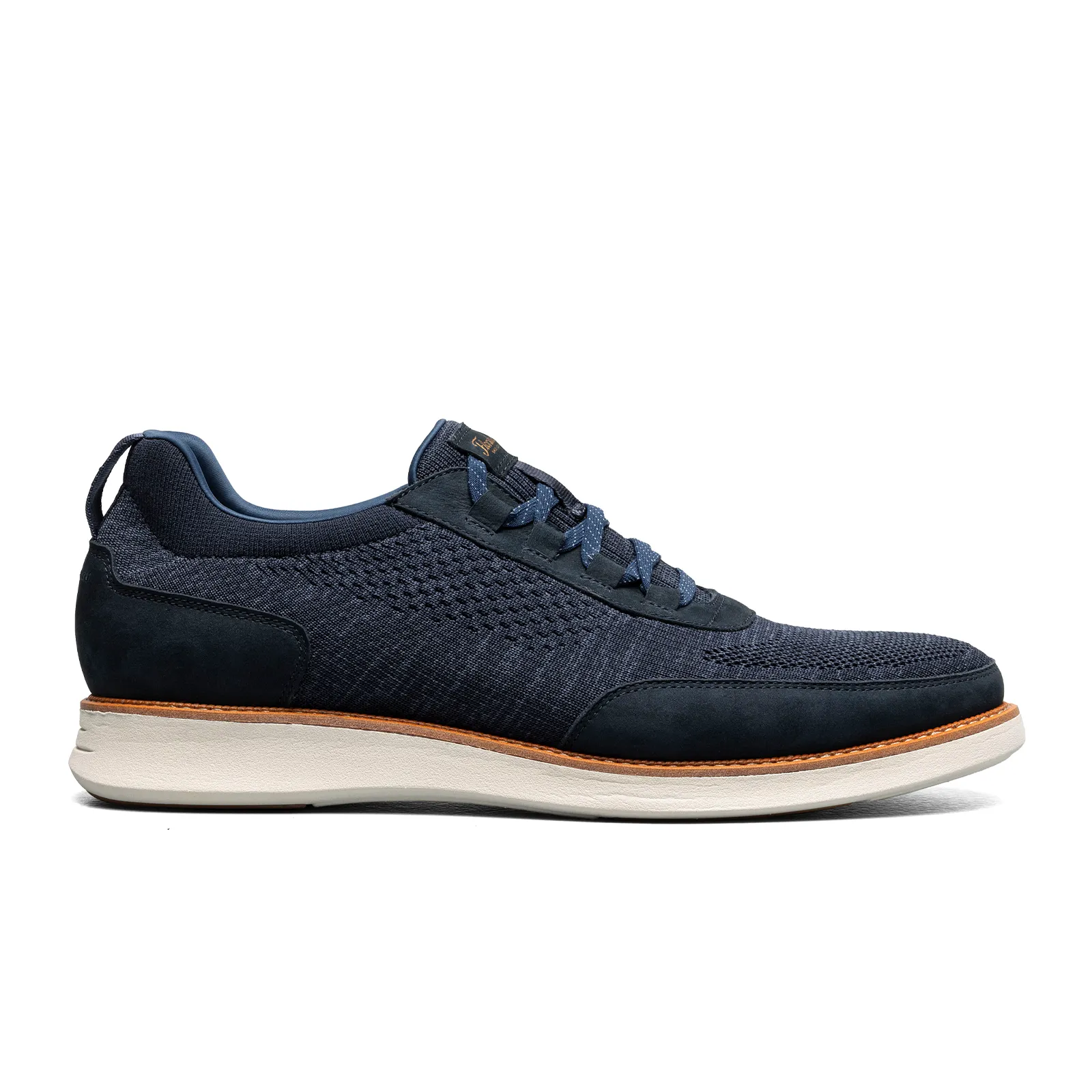 Florsheim Launch Knit Elastic Lace Slip On (Men) - Navy