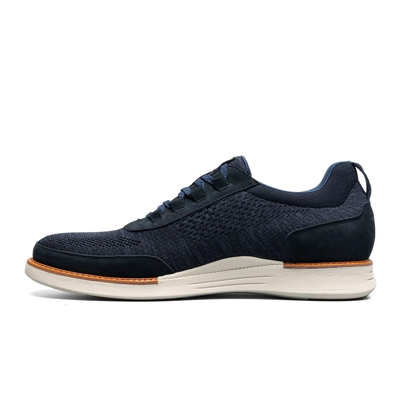 Florsheim Launch Knit Elastic Lace Slip On (Men) - Navy