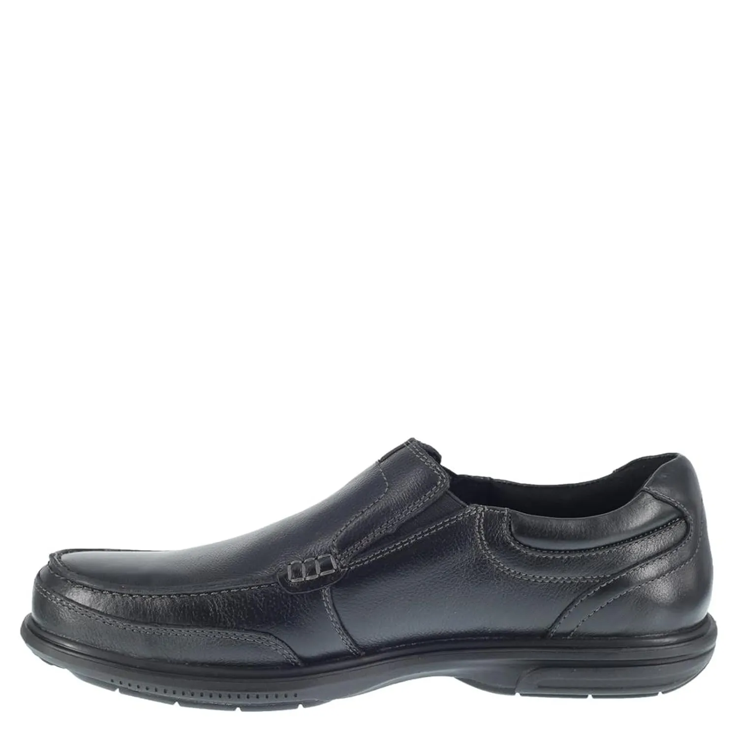 Florsheim Work Loedin Slip-On Men's Oxford, 10 D(M) US, Black