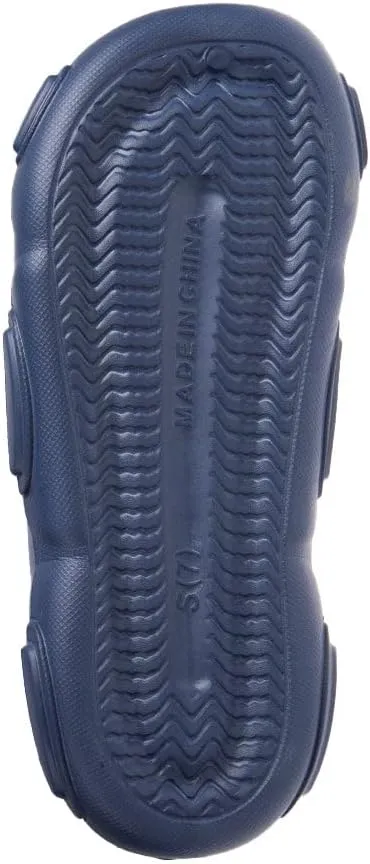 Foamwalk Men's Soft and Comfortable EVA Clog with Faux Fur Lining and Fabric Heel - Furry Clogs for Men