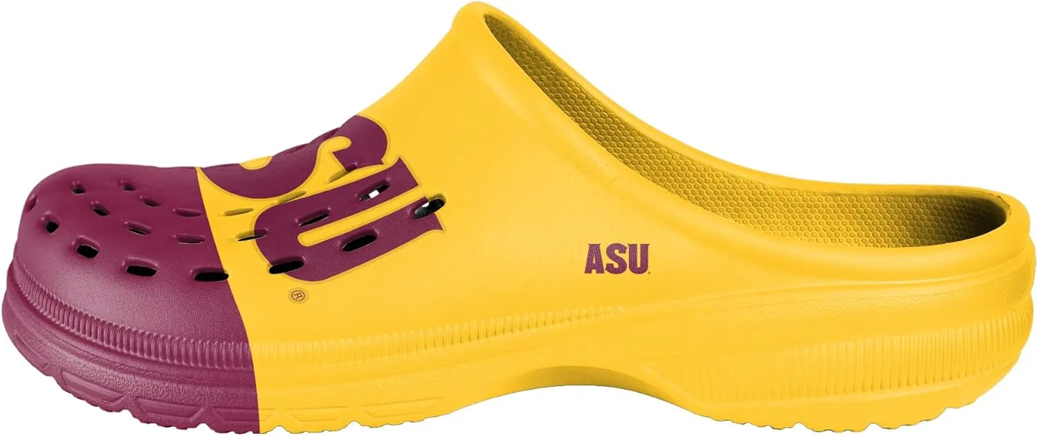 FOCO Men's NCAA Colorblock Big Logo Clog