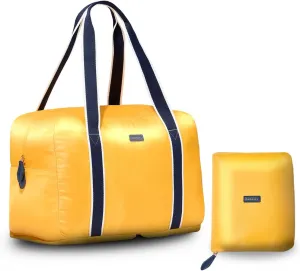 Foldable Duffle Bag for Travel | Lightweight, Water-Resistant, Multifunctional Carry On Bag | Sustainable and Durable Nylon