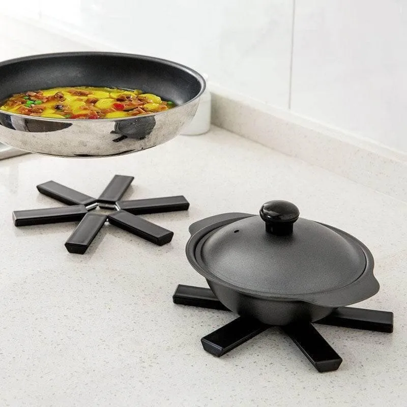 Foldable Heat Resistant Coaster - Non-Slip Kitchen Dining Accessory