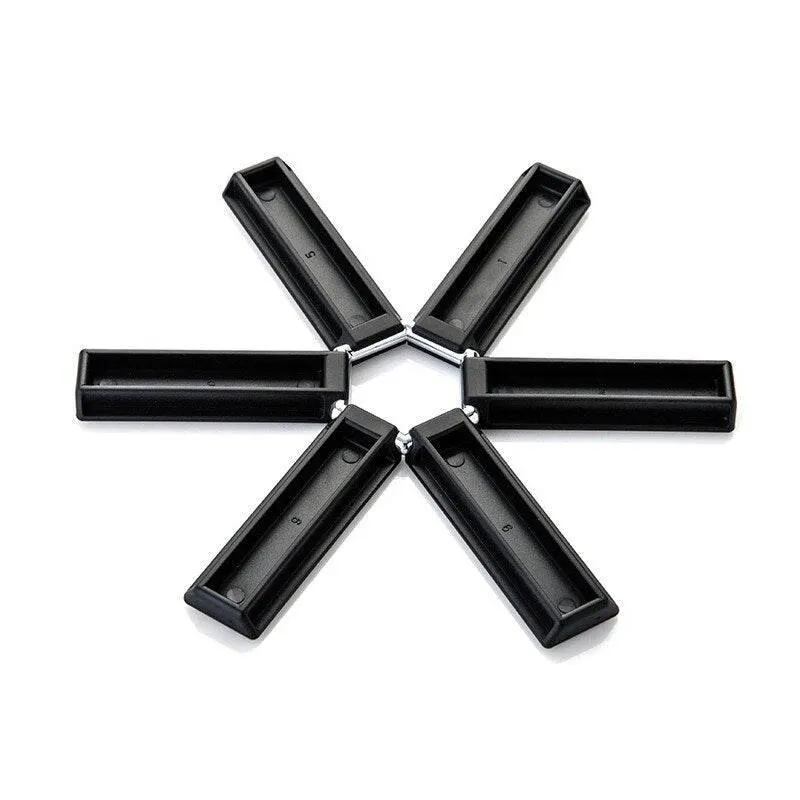 Foldable Heat Resistant Coaster - Non-Slip Kitchen Dining Accessory