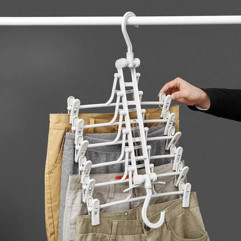 Foldable Non-Slip Clothes Hanger - Easy Storage Solution