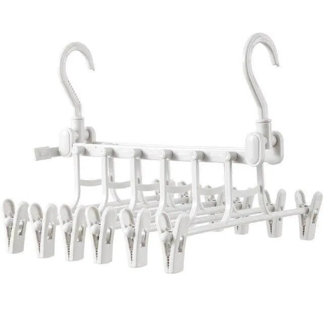 Foldable Non-Slip Clothes Hanger - Easy Storage Solution