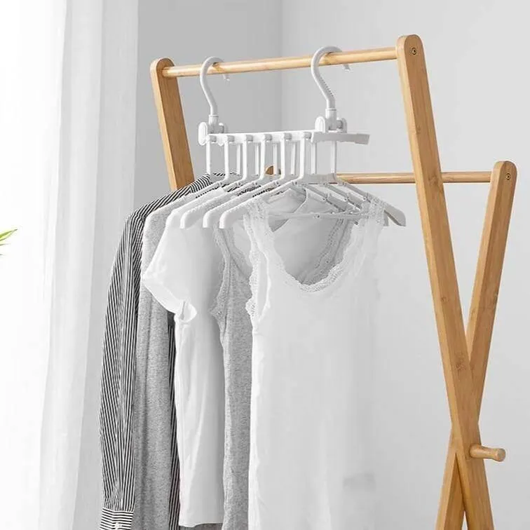 Foldable Non-Slip Clothes Hanger - Easy Storage Solution