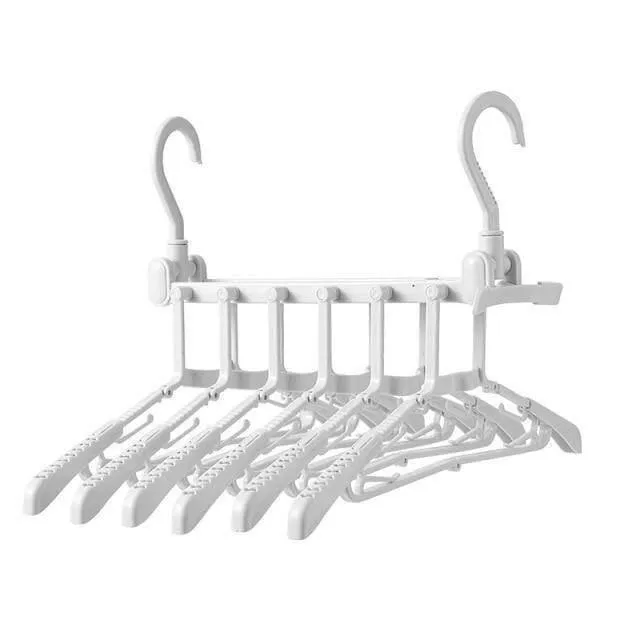 Foldable Non-Slip Clothes Hanger - Easy Storage Solution