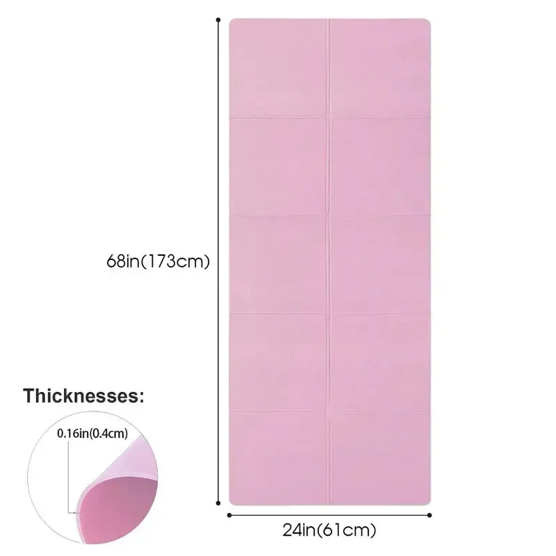 Foldable Yoga Mats Anti-slip Sport Fitness