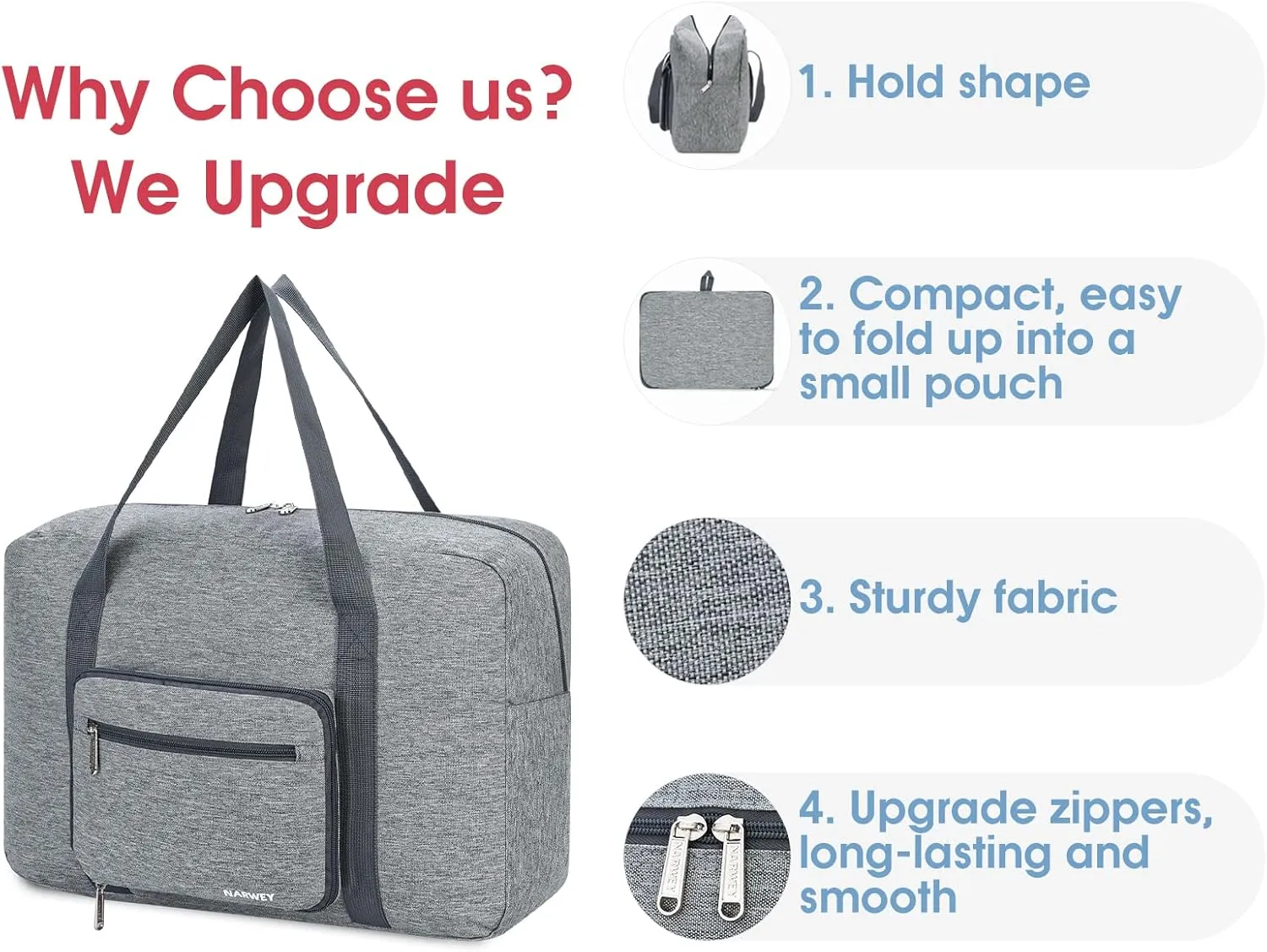 For Spirit Airlines Foldable Travel Duffel Bag Tote Carry on Luggage for Women and Girls