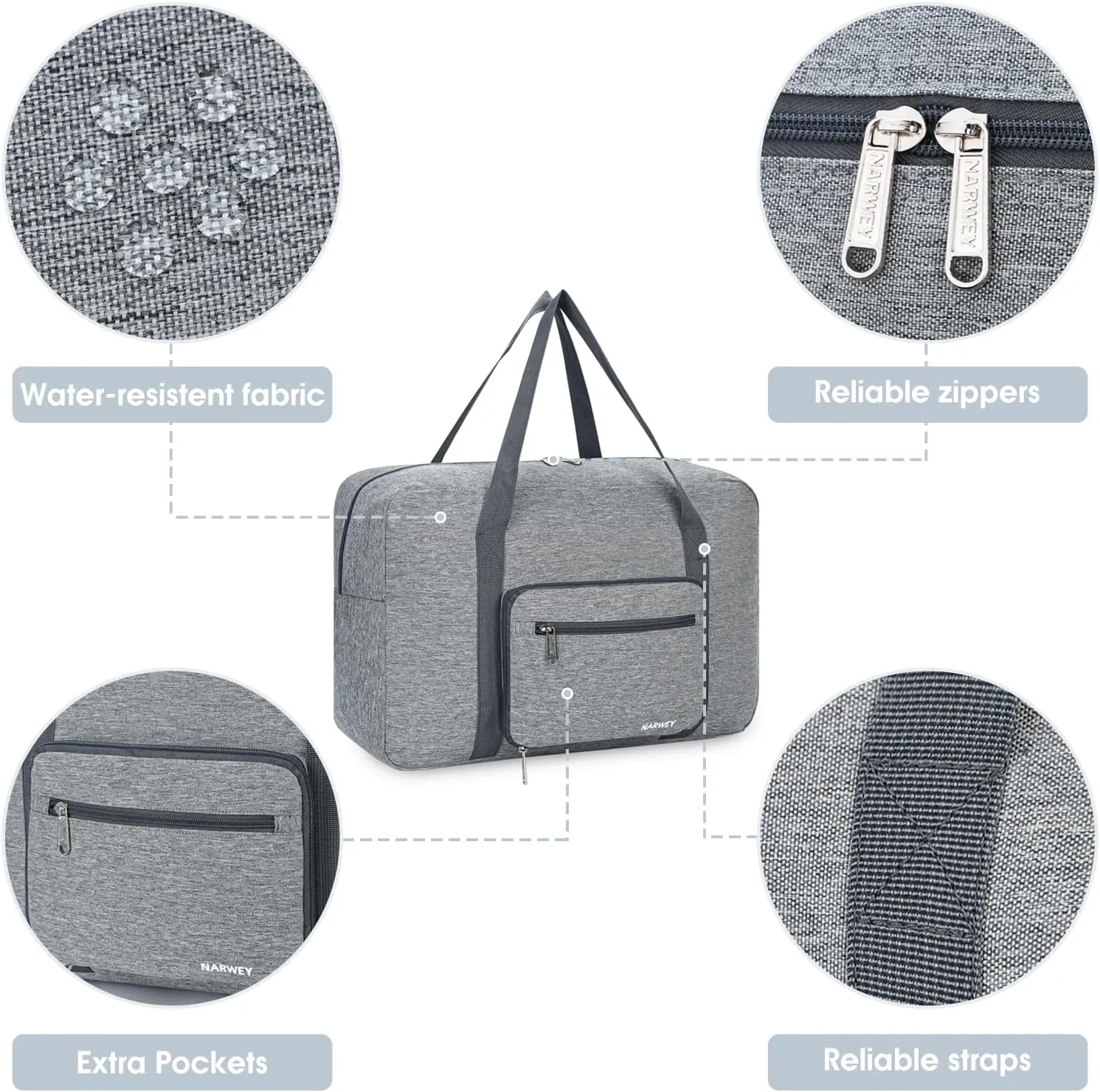 For Spirit Airlines Foldable Travel Duffel Bag Tote Carry on Luggage for Women and Girls