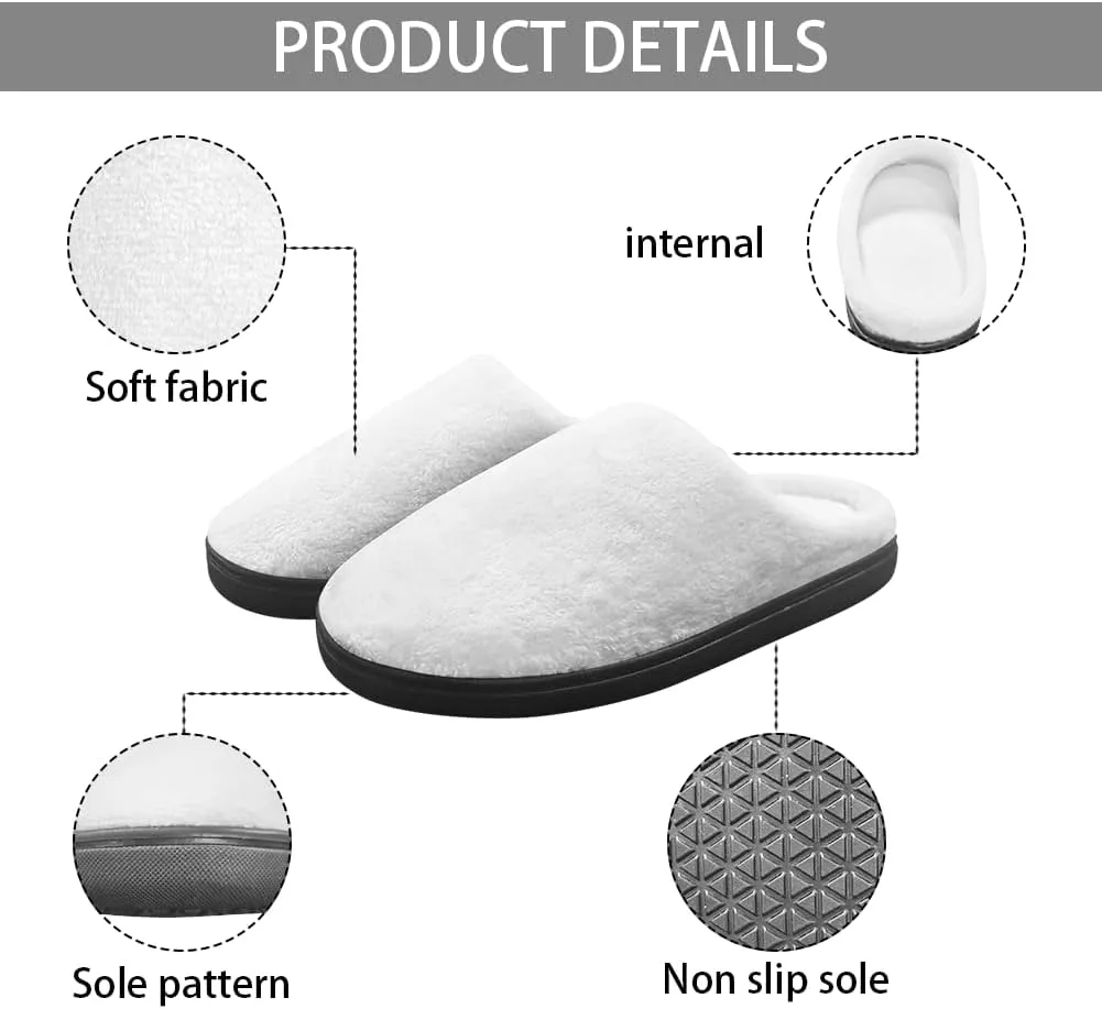 Forchrinse Cute Panda Kids Slippers Boys Girls Warm House Slippers Soft Memory Foam Toddler Indoor Clog Slippers,9-14.5
