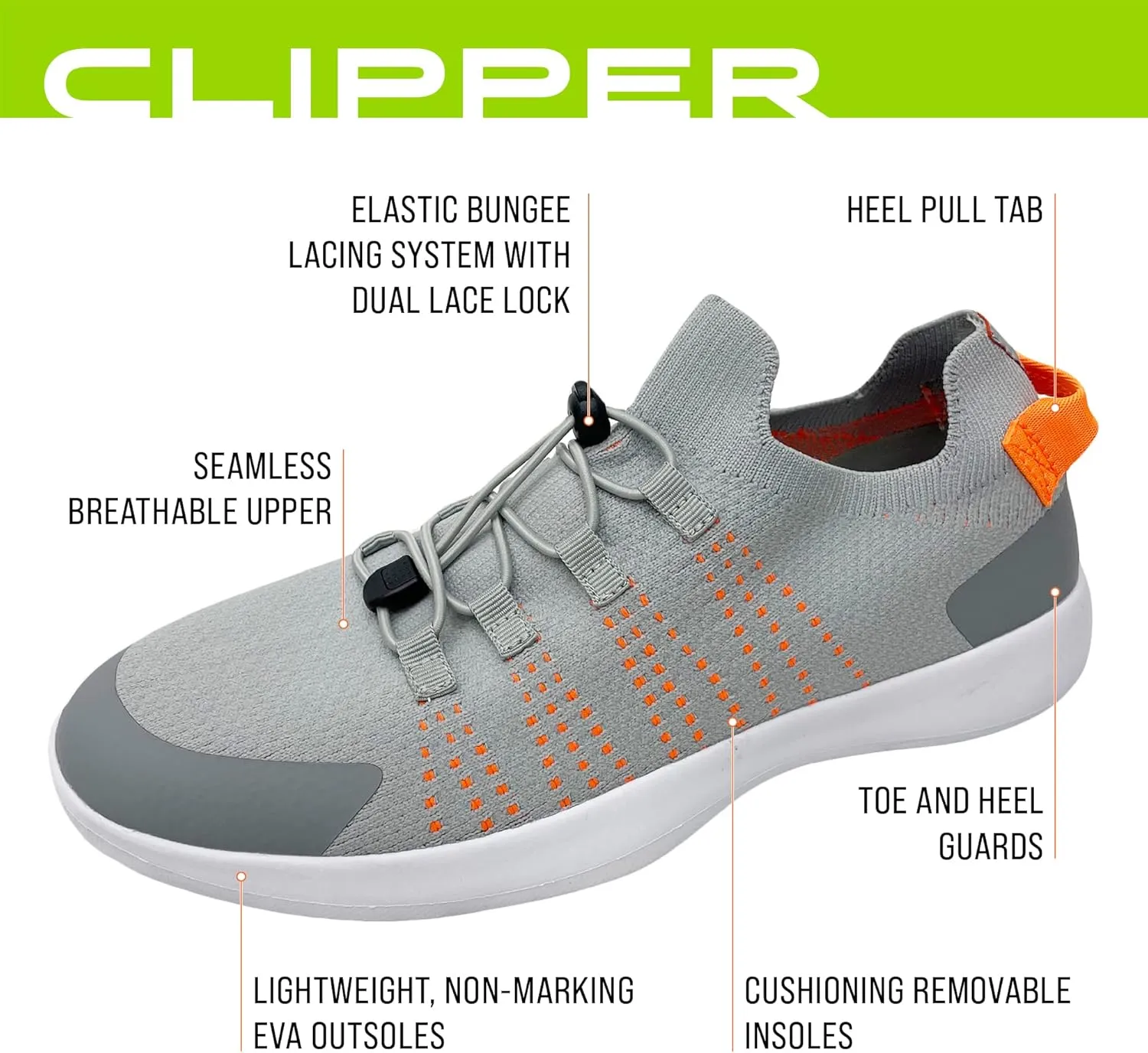 FROGG TOGGS Men’s Clipper Secure Fit Angler Boating Shoe