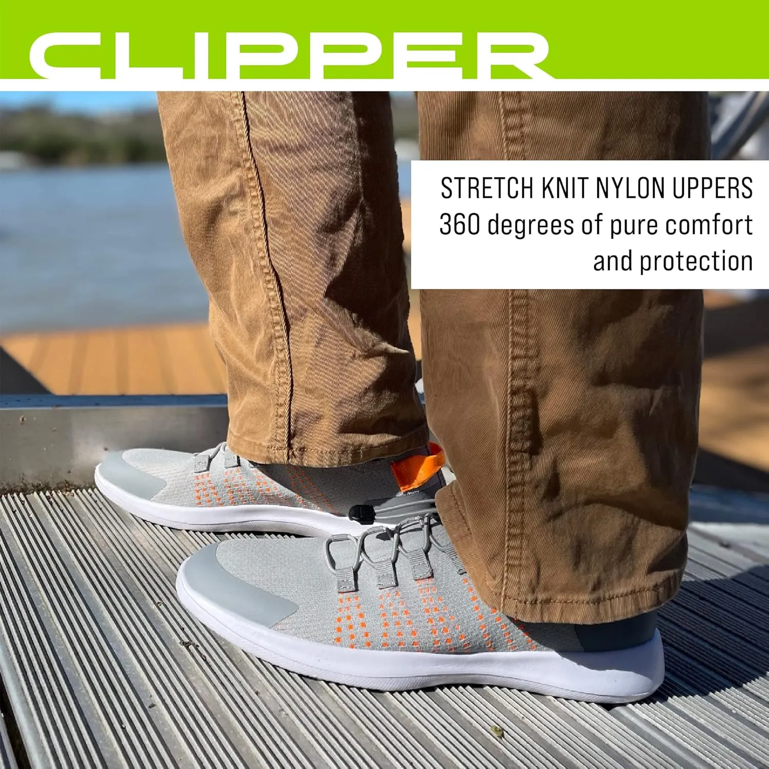 FROGG TOGGS Men’s Clipper Secure Fit Angler Boating Shoe