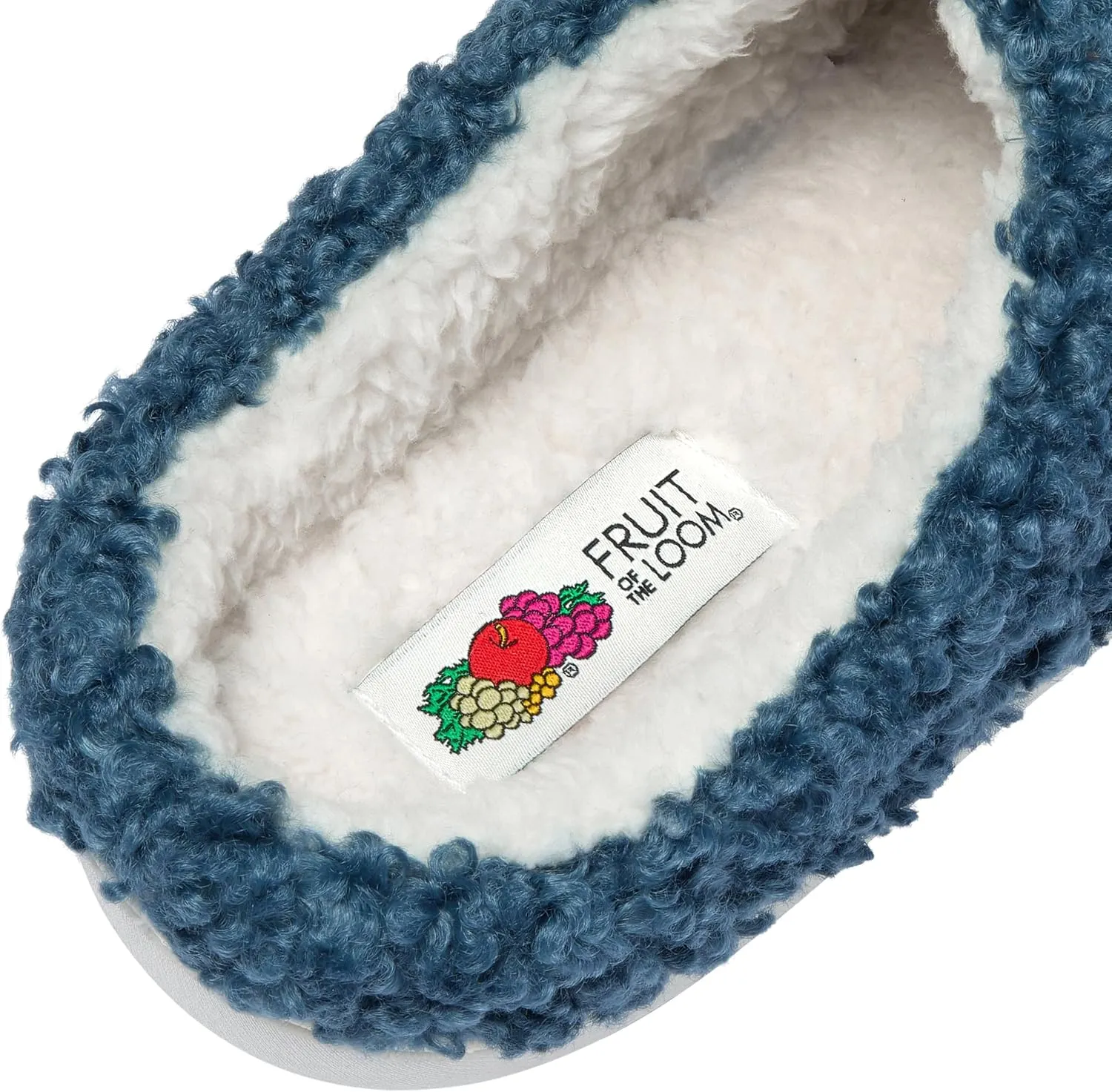 Fruit of the Loom House Slippers For Women, Memory Foam Insole, Indoor Outdoor, Comfy, Berber Loafer